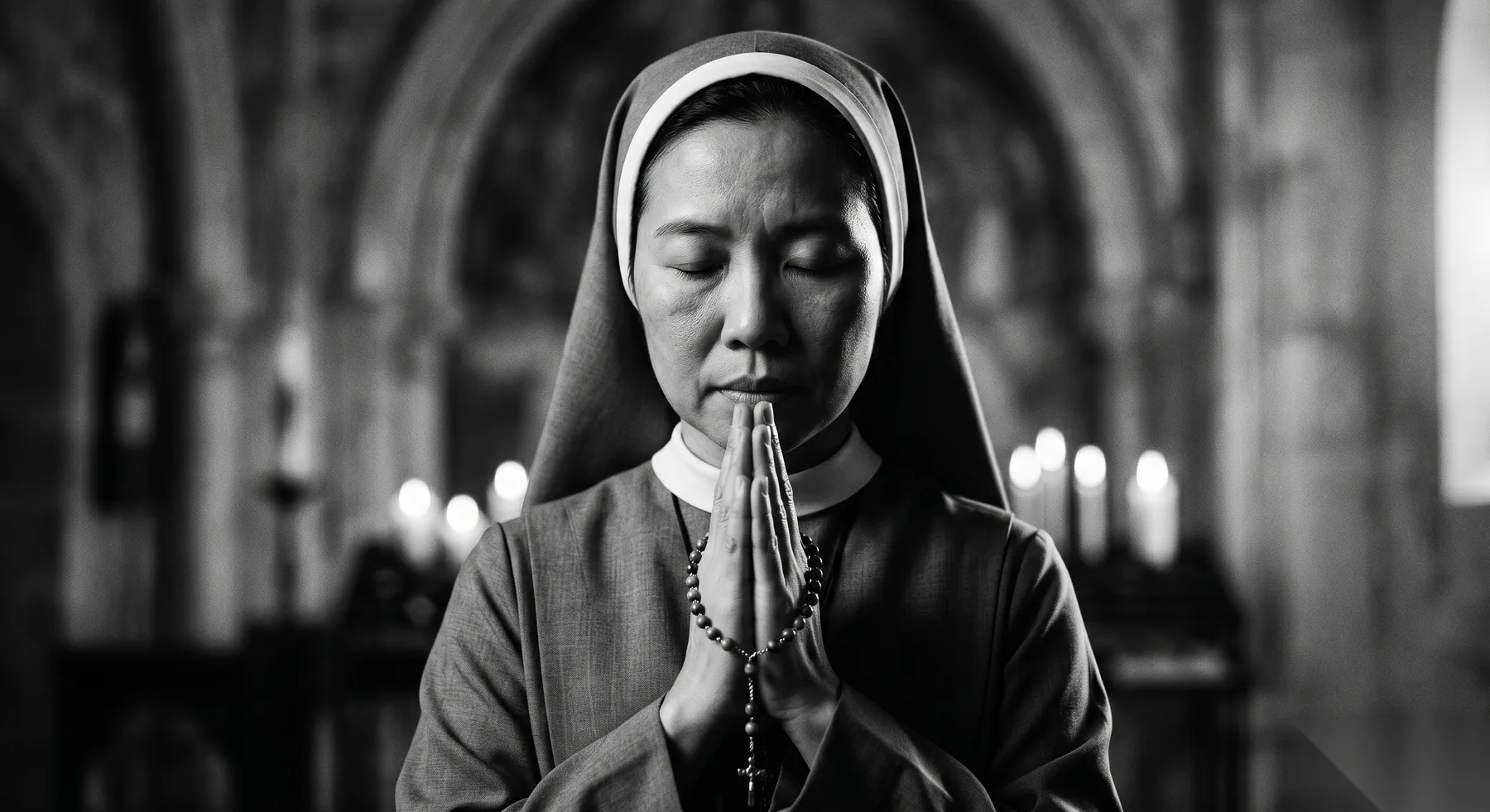 Black-and-white image from Mind of a Nomad, a chiaroscuro visual series by RockePhoto.