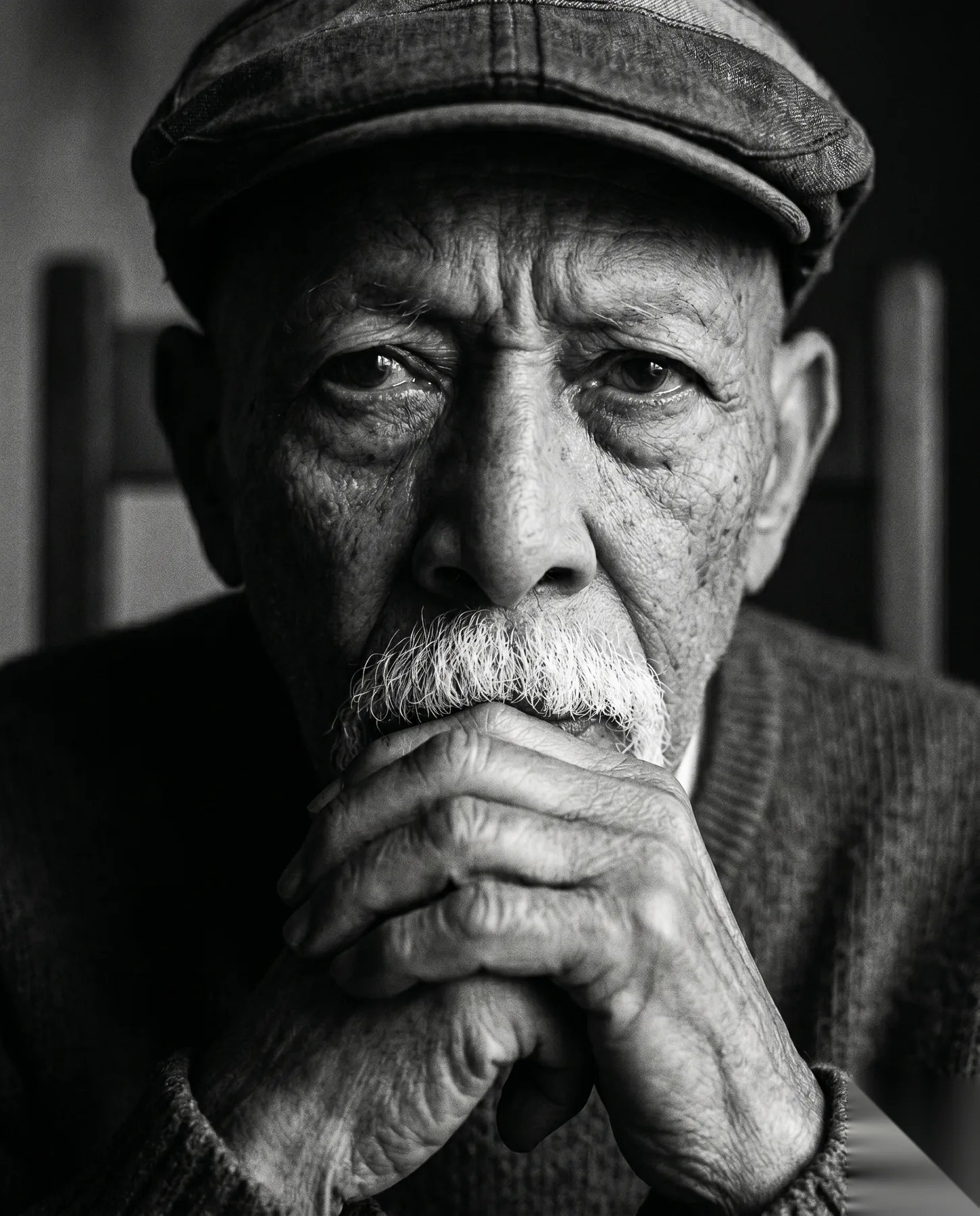 Black-and-white image from Mind of a Nomad, a chiaroscuro visual series by RockePhoto.